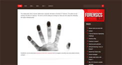 Desktop Screenshot of forensicsblog.net